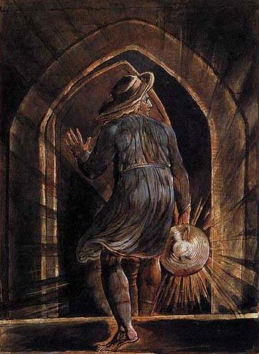 William Blake Los Entering the Grave
